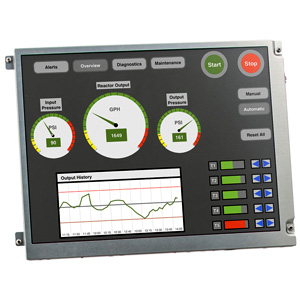 8 inch Open frame display for integration into customer design